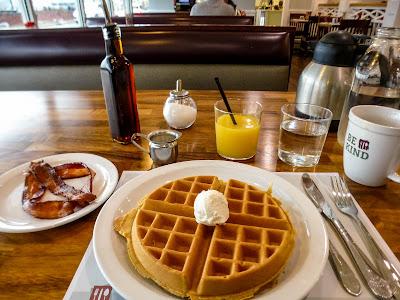 Waffles for breakfast