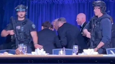 Trump evacuated after gunfire disrupts White House Correspondents’ Dinner Screenshot 20260426 024301 Chrome