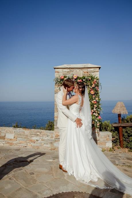 Romantic Destination Wedding Evia Sea View