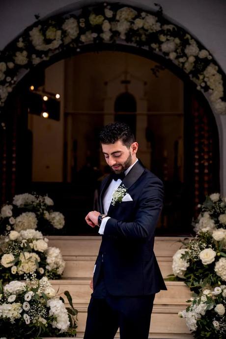 Autumn Wedding Athens White Hydrangeas Romantic Details