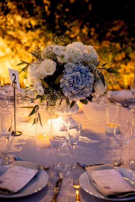 Autumn Wedding Athens White Hydrangeas Romantic Details