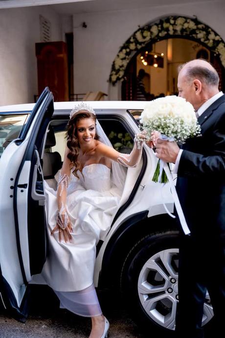 Autumn Wedding Athens White Hydrangeas Romantic Details