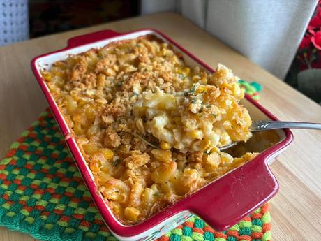 Creamy Corn & Mac Casserole
