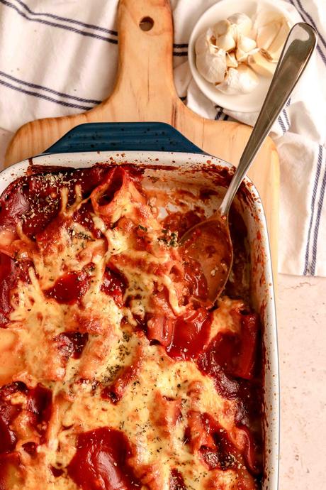 Spinach and ricotta stuffed pasta