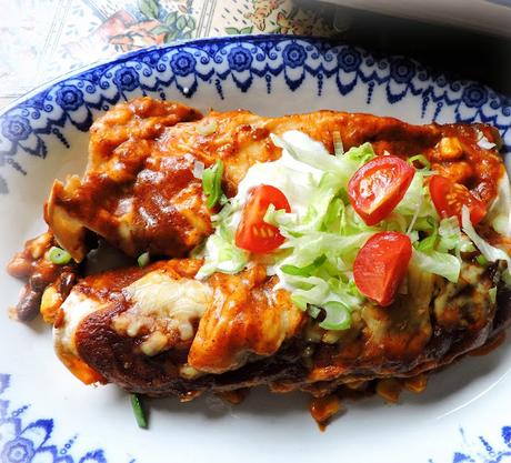 Black Bean & Corn Enchiladas