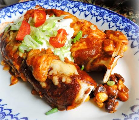 Black Bean & Corn Enchiladas