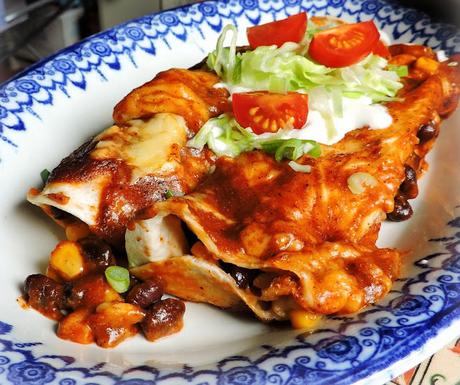 Black Bean & Corn Enchiladas