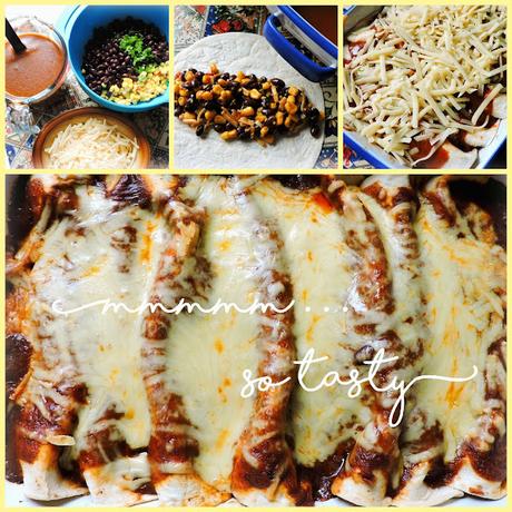 Black Bean & Corn Enchiladas