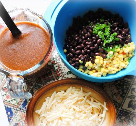 Black Bean & Corn Enchiladas