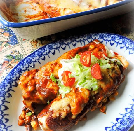 Black Bean & Corn Enchiladas