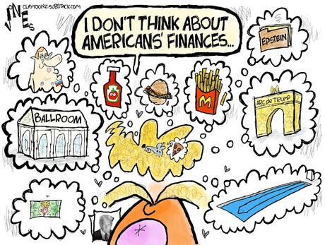 His Thoughts Don't Include The Finances Of Americans
