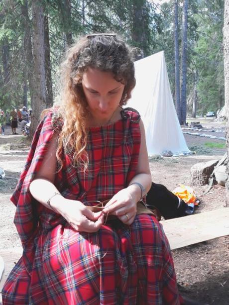 Crafting workshops we attended during Celtica Festival