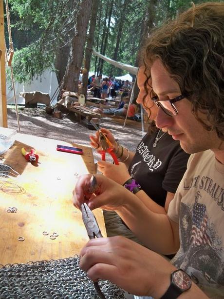 Celtica Valle d'Aosta: crafting demonstrations at the historical camp