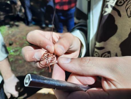 Celtica Valle d'Aosta: making a copper brooch
