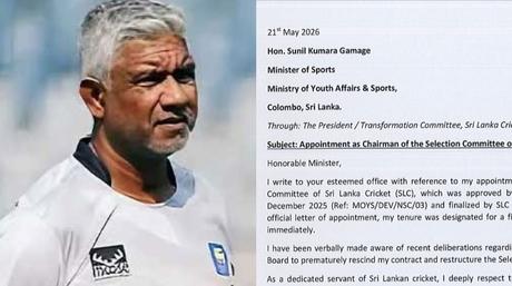 Pramodya seeks Written Clarification over removal from Selection Committee