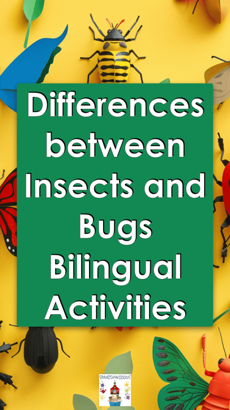 Spanish Easy Lesson Insects and Bugs Bilingual Activities