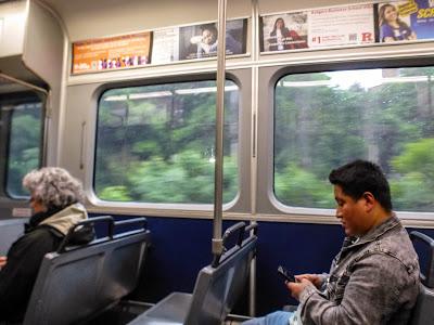Going to Jersey City on the light rail