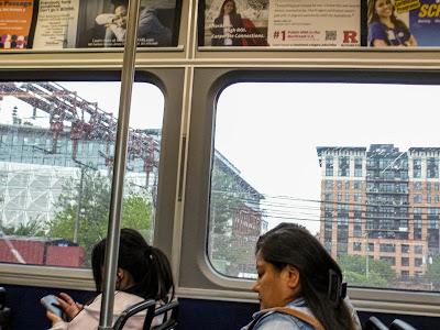 Going to Jersey City on the light rail