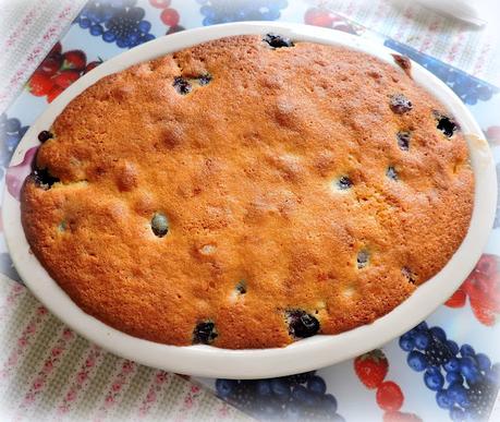 Apple & Blueberry Eves Pudding
