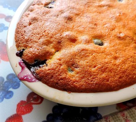 Apple & Blueberry Eve's Pudding