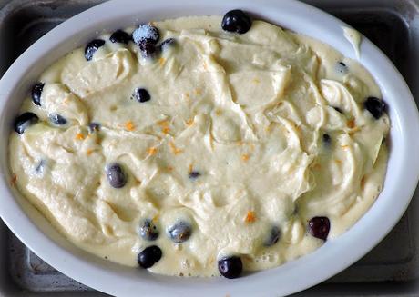Apple & Blueberry Eve's Pudding