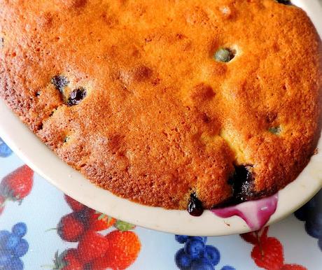 Apple & Blueberry Eve's Pudding
