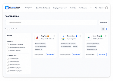 WP Career Board- WordPress Job Board Plugins