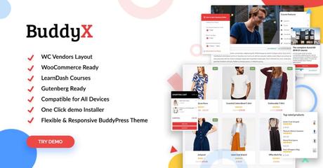 BuddyX theme screenshot