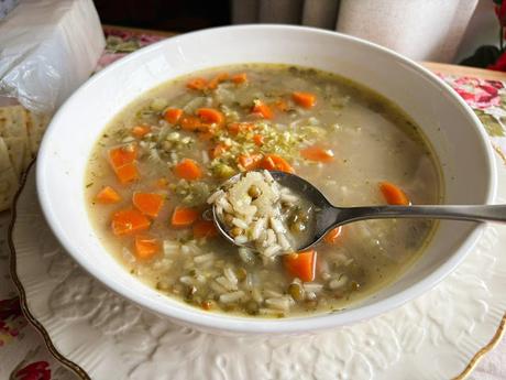 Garden Lentil Soup with Lemon & Dill