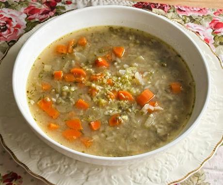 Garden Lentil Soup with Lemon & Dill