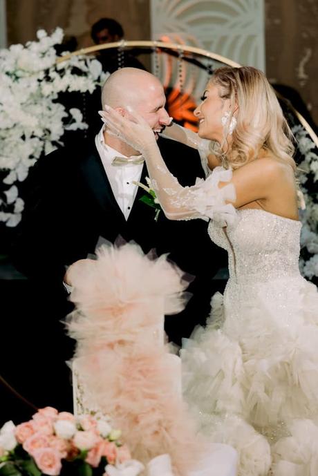 Romantic Rhodes Wedding White Flowers Glowing Details