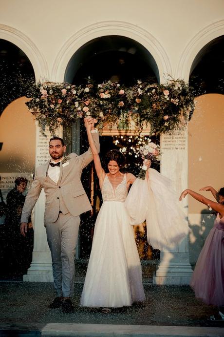 Romantic Vineyard Wedding Evia Floral Design Heartfelt Moments