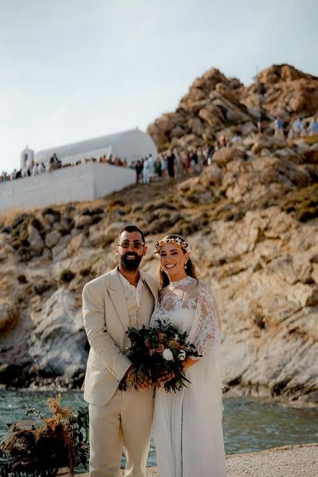 Boho Summer Wedding Serifos Beach Party Earthy Details