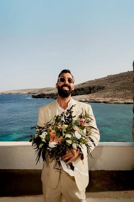 Boho Summer Wedding Serifos Beach Party Earthy Details