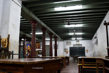 A school hall -  late evening !