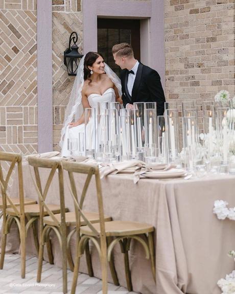 micro wedding at venue 3 two bride groom candles