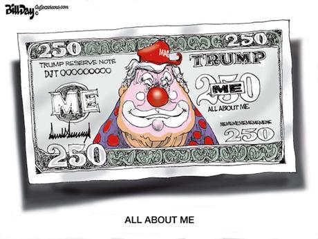 Putting A Clown Face On U.S. Currency