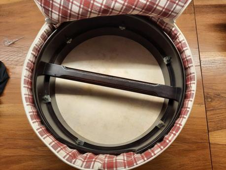 Successful test for my finished bodhran bag!