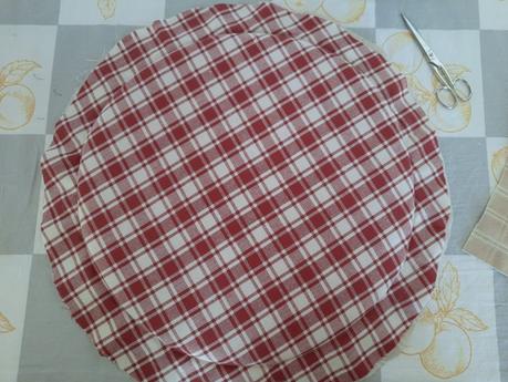 One of the two main circles to make my bodhran bag