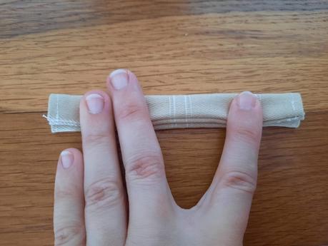 Making the attachments for my bodhran bag's shoulder strap
