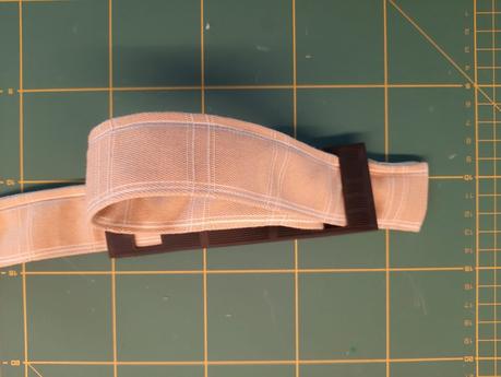 Constructing the shoulder strap for my bodhran bag