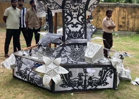 Jaffna Students’ Union condemns Vesak lantern vandalism Jaffna Uni vesak lantern