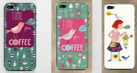 !st two are the same design with a different color treatment and placement of coffee and clock icons. 