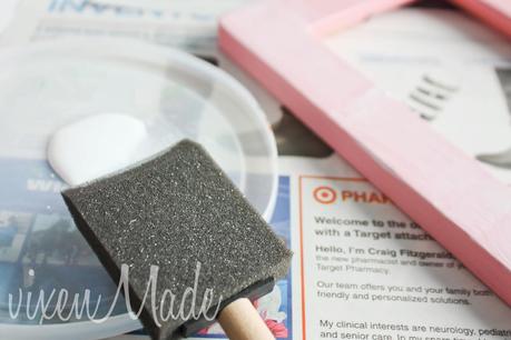 DIY Glitter Frames