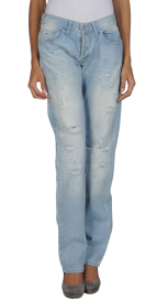 Denny Rose Loose Boyfriend aged ripped jeans