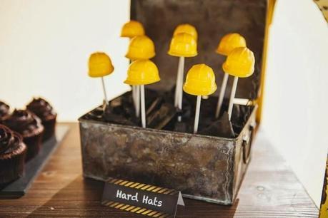 Vintage themed construction party by Denise from Dots N Spots