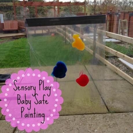 Sensory play: 2 'baby safe' painting methods