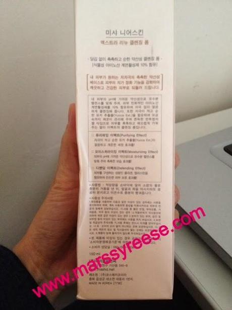 A Review on MISSHA Near Skin - Extra Renew Cleansing Foam