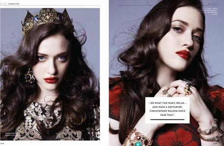 Kat Dennings  - Zink US Winter 2013