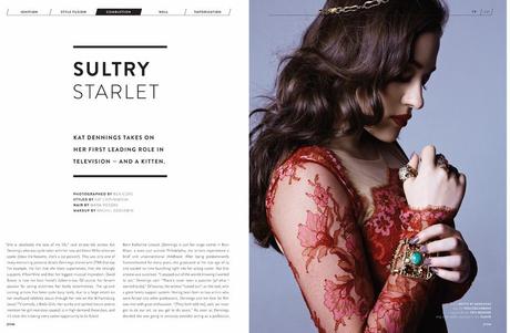 Kat Dennings  - Zink US Winter 2013
